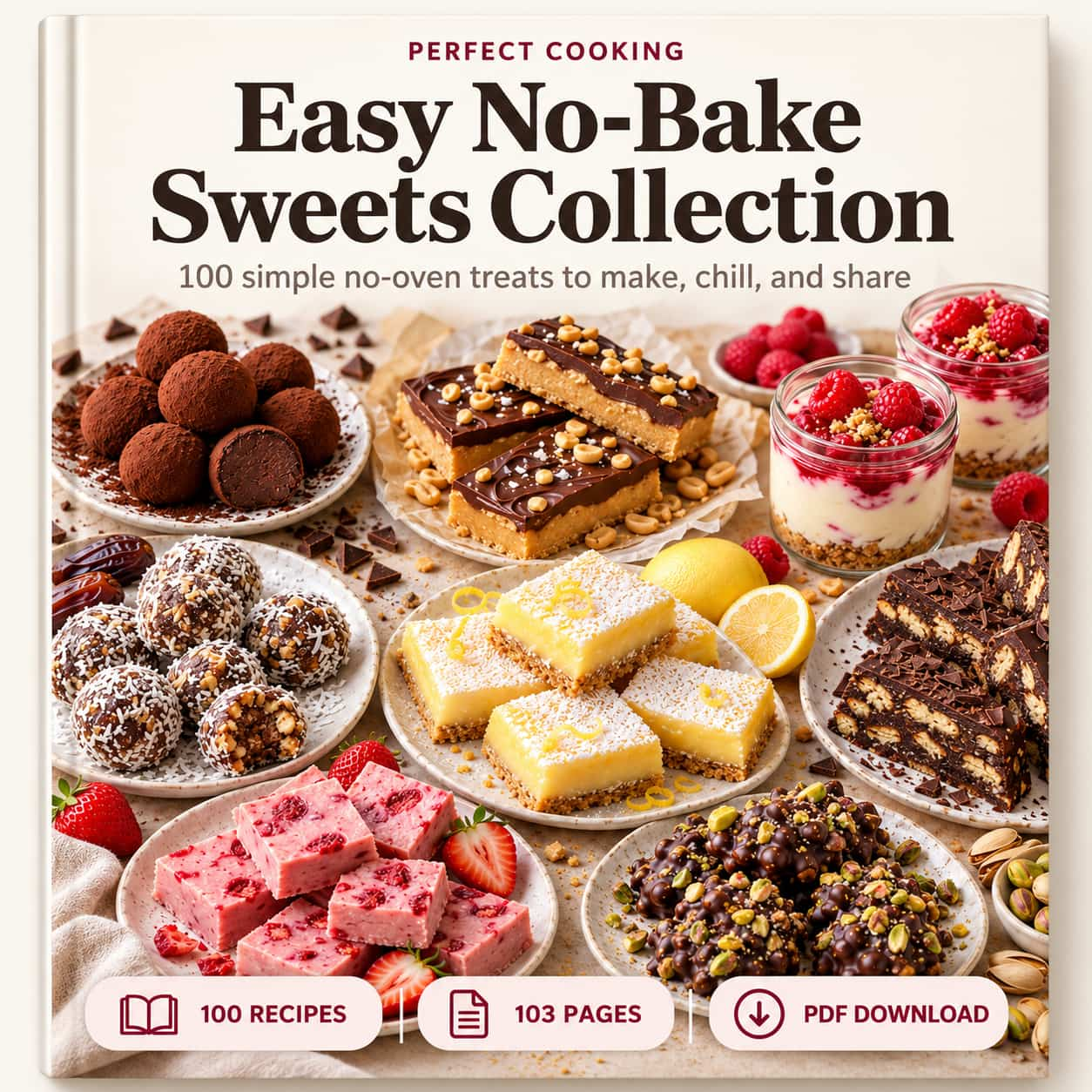 Easy No-Bake Sweets Collection cookbook